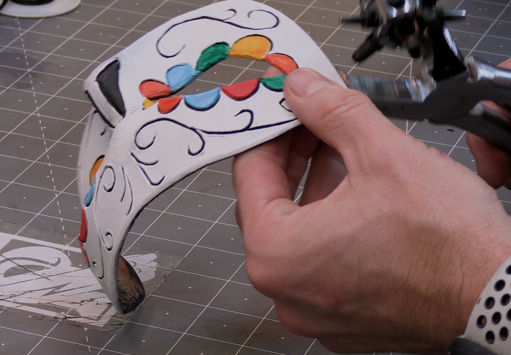 4-Pack Leather Masquerade Mask Printable Pattern Bundle