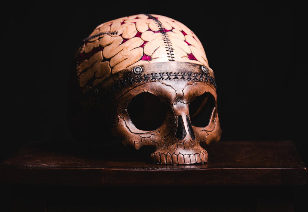 Frank's Brain Handmade Genuine Leather Mask