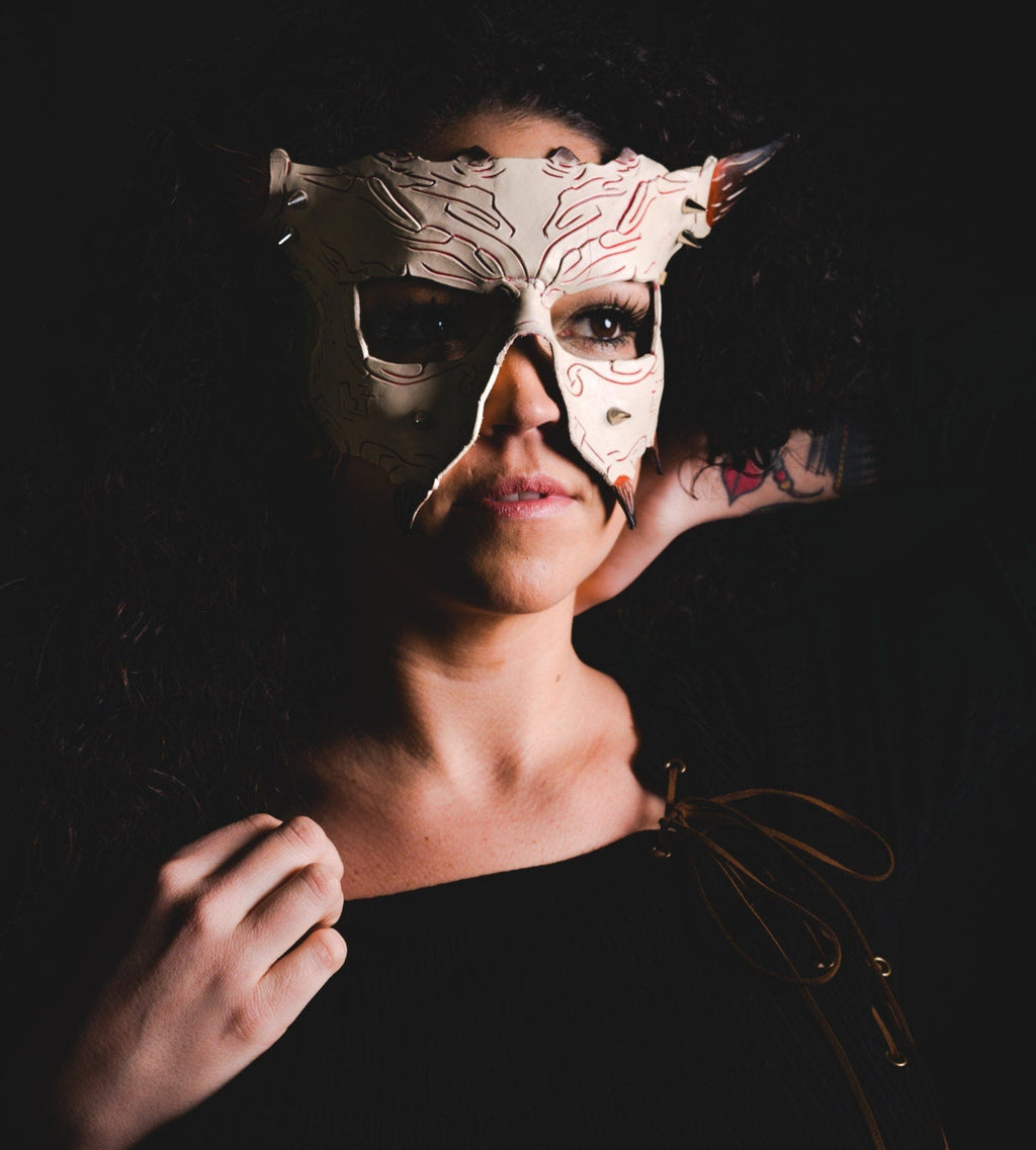 Handmade Genuine Leather Mask