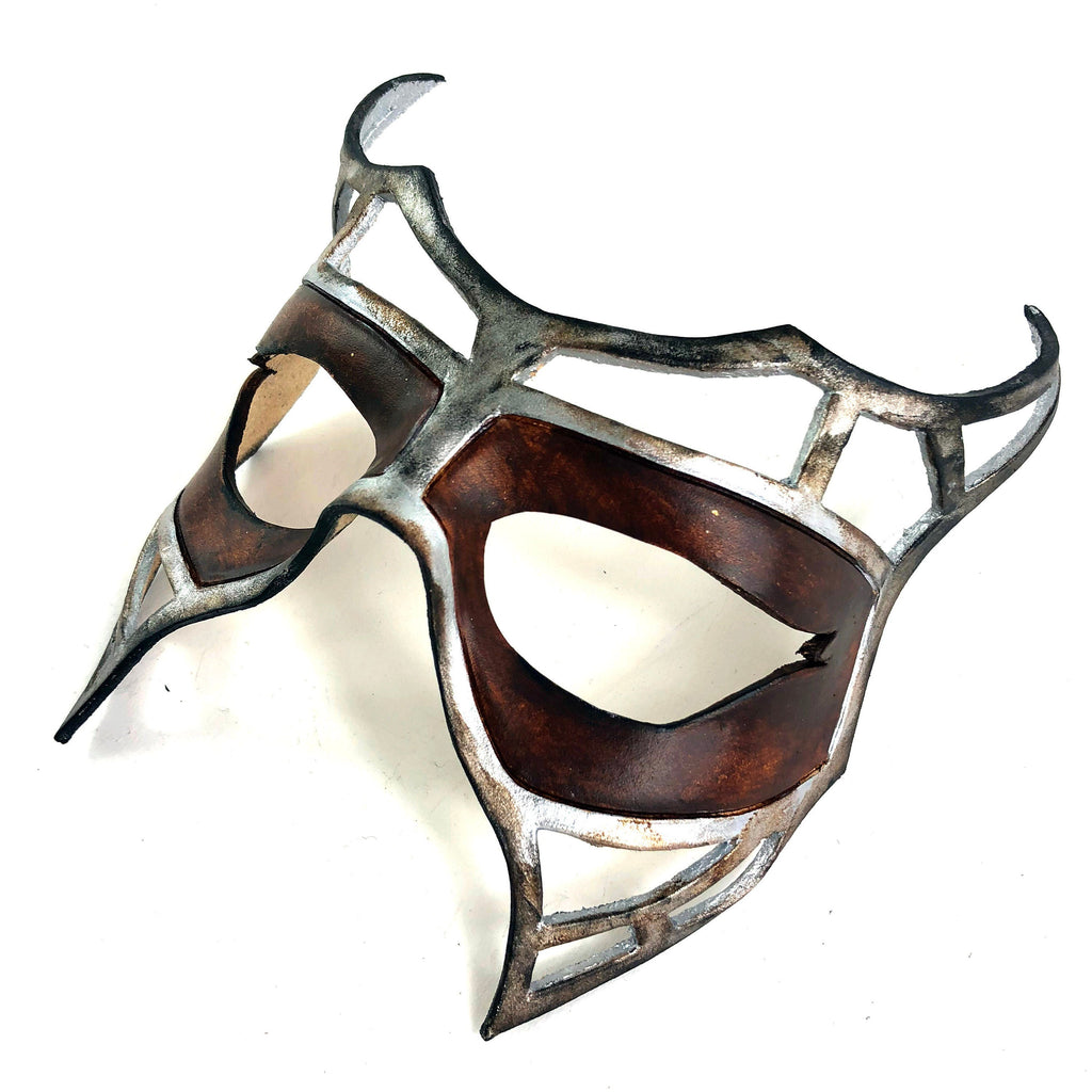 Handcrafted Genuine Leather Royal Warrior Mask
