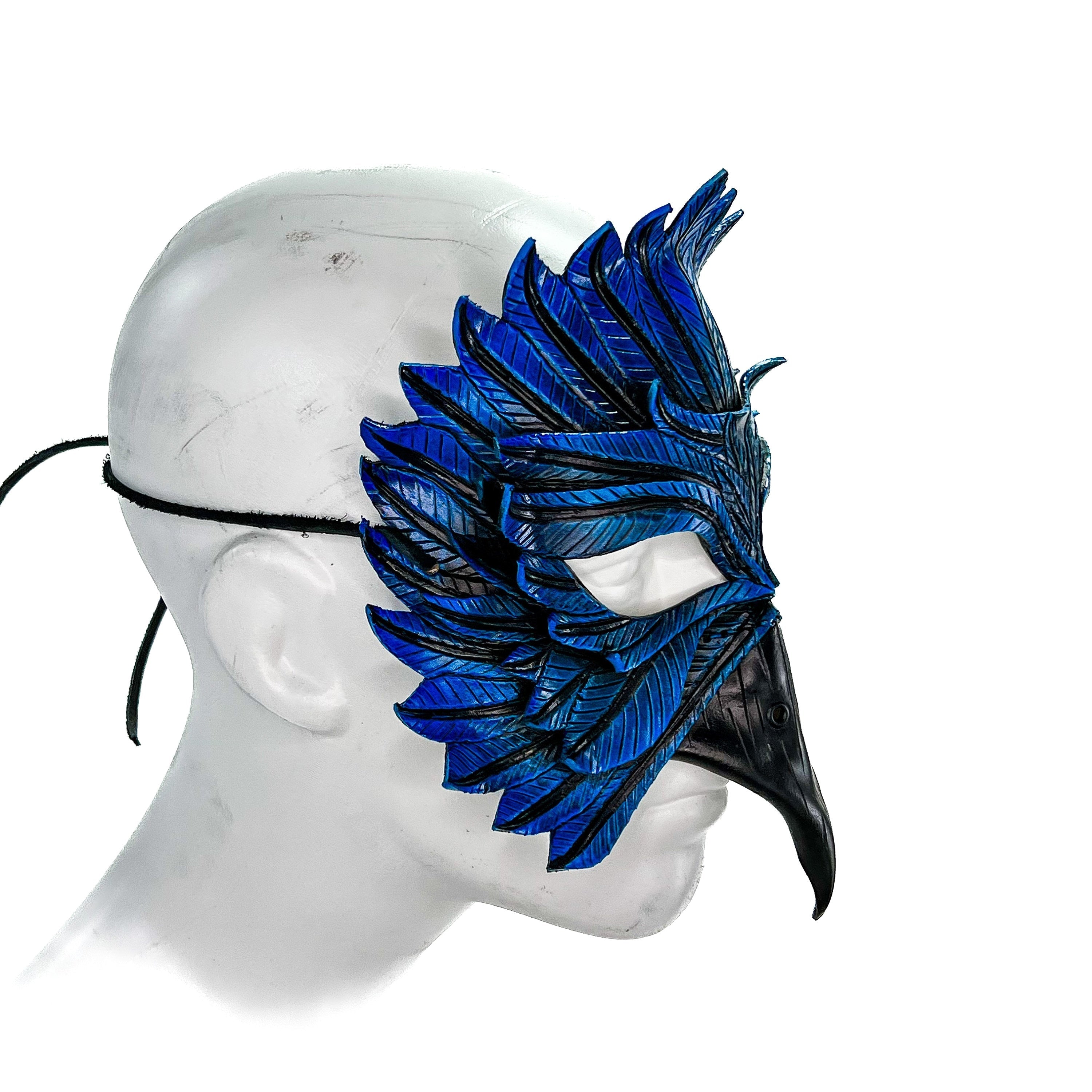Bluebird Handmade Genuine Leather Mask
