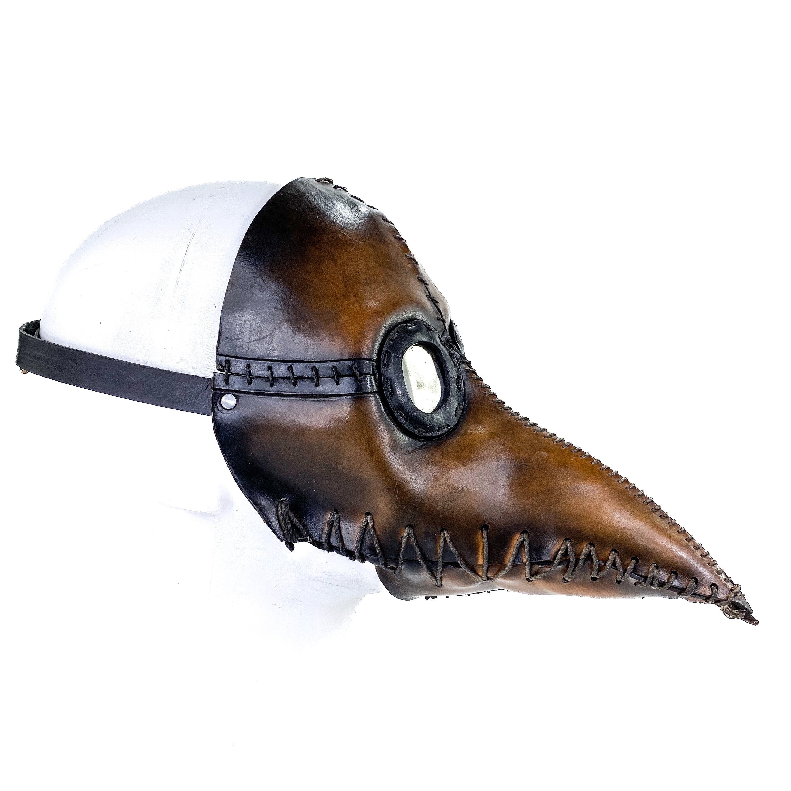 Plague Doctor Handmade Genuine Leather Mask